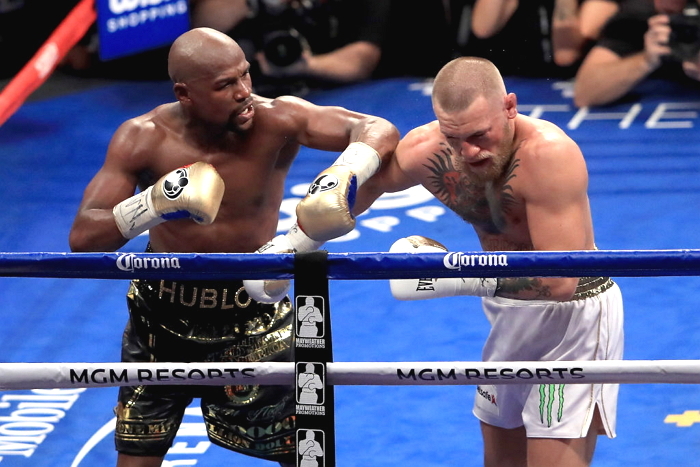 ‘세기의 대결’서 본인에게 배팅해 ‘14억원’ 벌어간 메이웨더