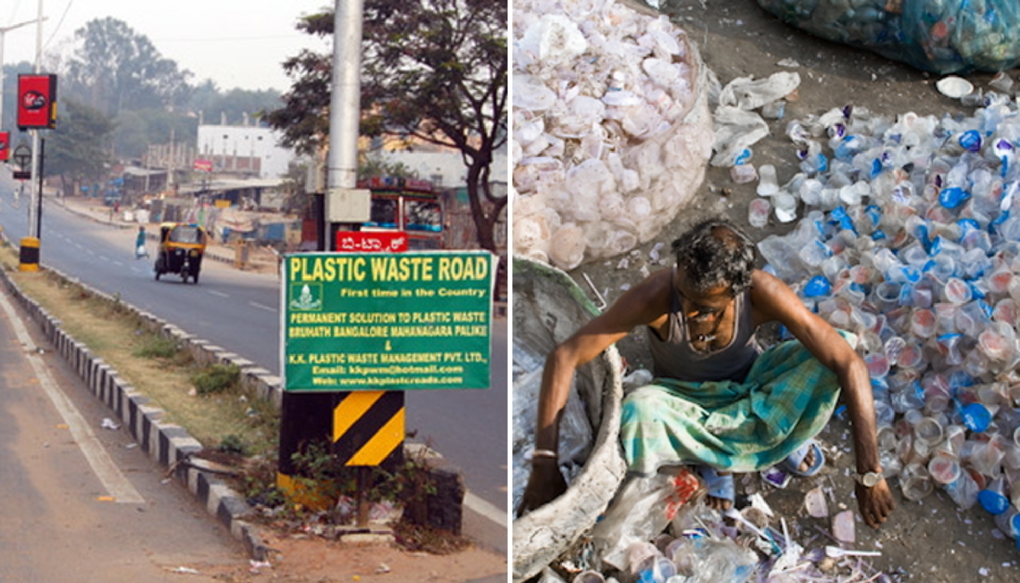 India Builds Road Using Materials That Are Made of Waste Plastics