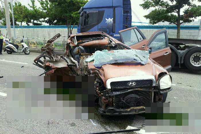 ‘부산 싼타페 급발진 사고’로 아내·두아들 잃은 남편이 쓴 글