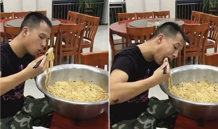 이틀 연속 화재 진압 후 ‘대야 라면’으로 허기 달랜 소방관