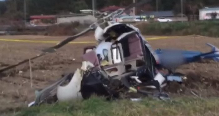 숨진 헬기 조종사, 민가·초등학교 피해 추락하려 애썼다 (영상)