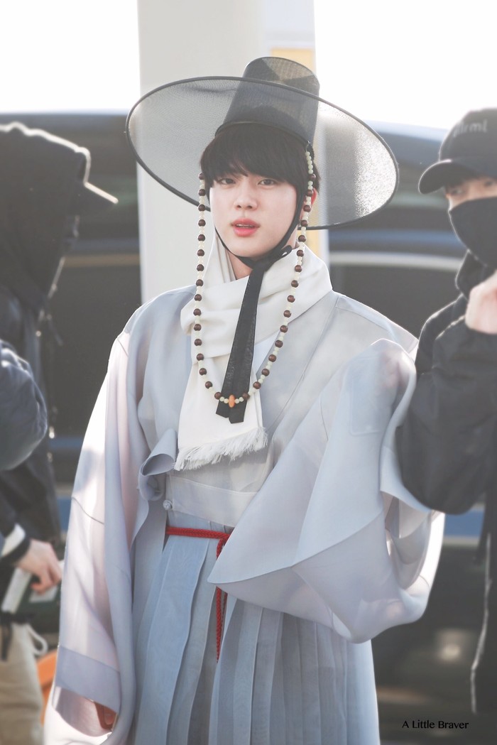 BTS Jin Trends In Korea After Showing Up To The Airport In Full Hanbok