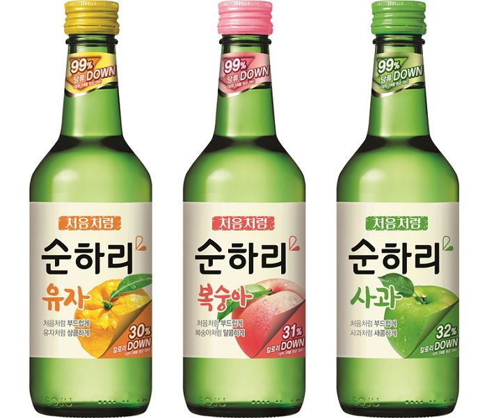 롯데주류 ‘순하리’, 당함량과 칼로리 확 줄였다