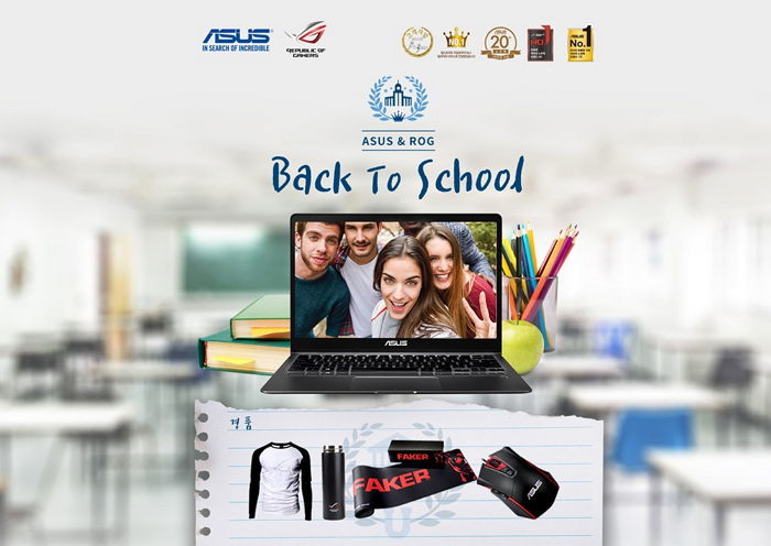 학생 위한 신학기 특별 프로모션 ‘Back To School’ 실시하는 ASUS