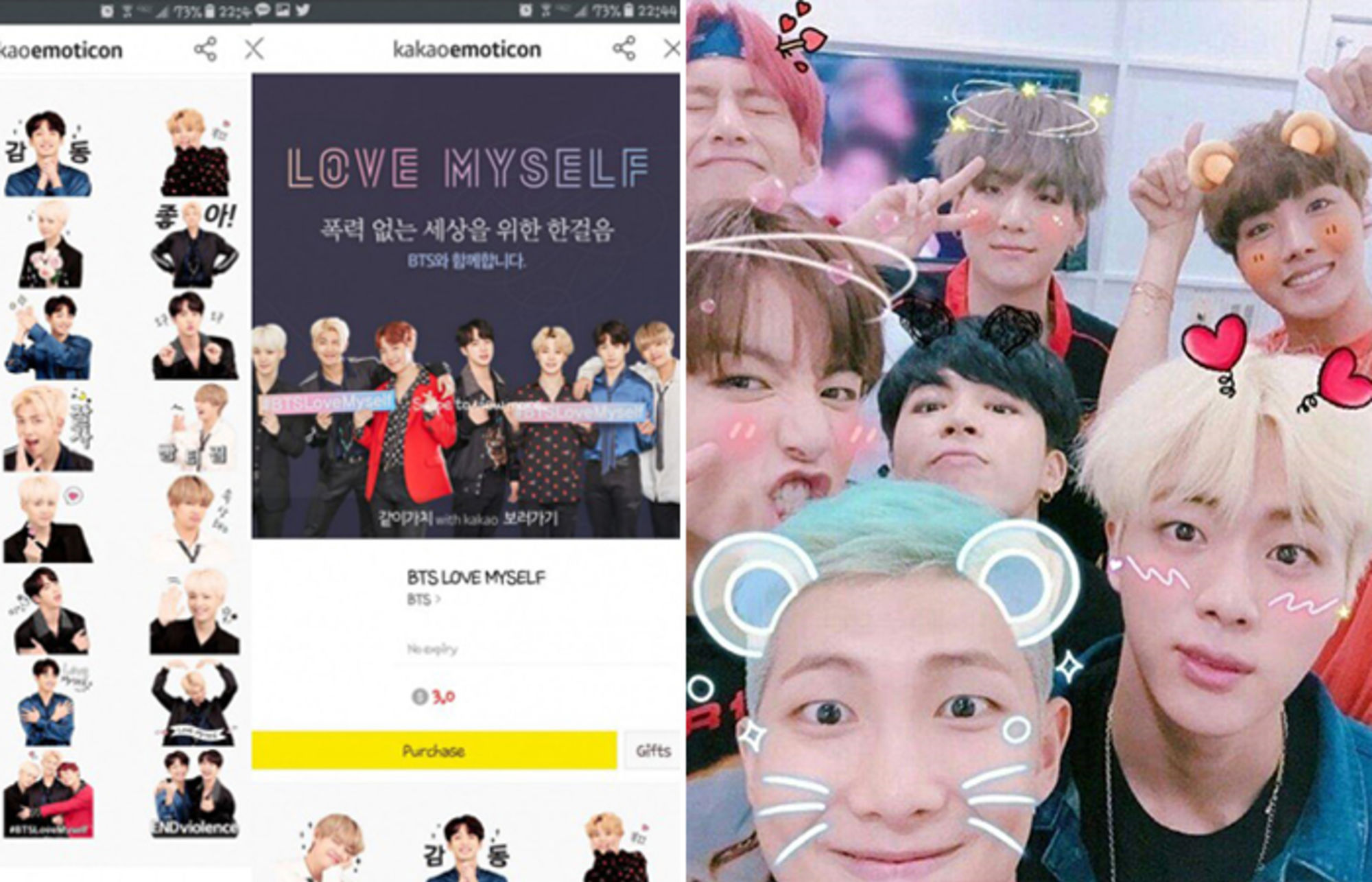 Bts Has Released A New Set Of Emoticons On Both Kakaotalk And Line