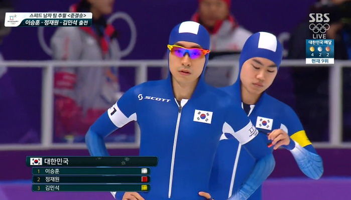한국 남자 팀추월, ‘환상의 팀워크’로 결승 진출
