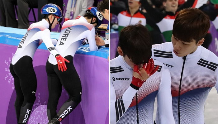 경기장 밖에서도 ‘꽁냥꽁냥’ 형제미 뽐내는 형아 임효준과 막내 황대헌