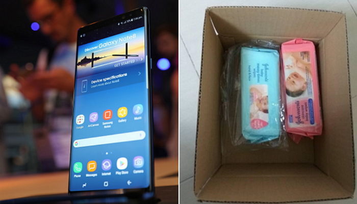 “쇼핑몰서 89만원 주고 스마트폰 주문했는데 ‘아이용 물티슈’가 왔어요”