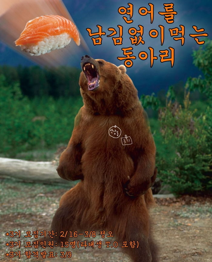 신촌지역 대학생 중 ‘연어덕후’라면 꼭 가입해야 하는 동아리