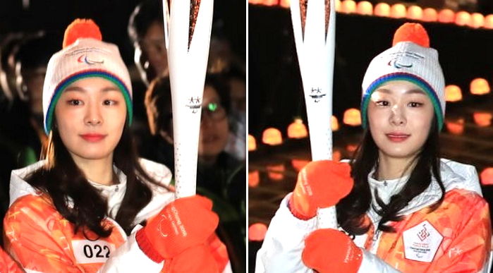 국민적 관심 덜한 ‘평창 패럴림픽’ 홍보 위해 성화봉송 나선 ‘피겨여왕’ 김연아 (사진)