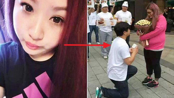 “다른 남자가 볼까 봐”…여친 일부러 살찌우고 ‘초콜릿 부케’로 프러포즈한 남친