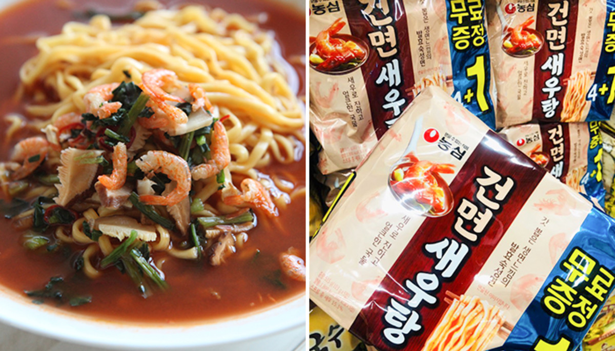 새우 덕후와 면발러 위해 출시된 신상 ‘건면새우탕’ 인기