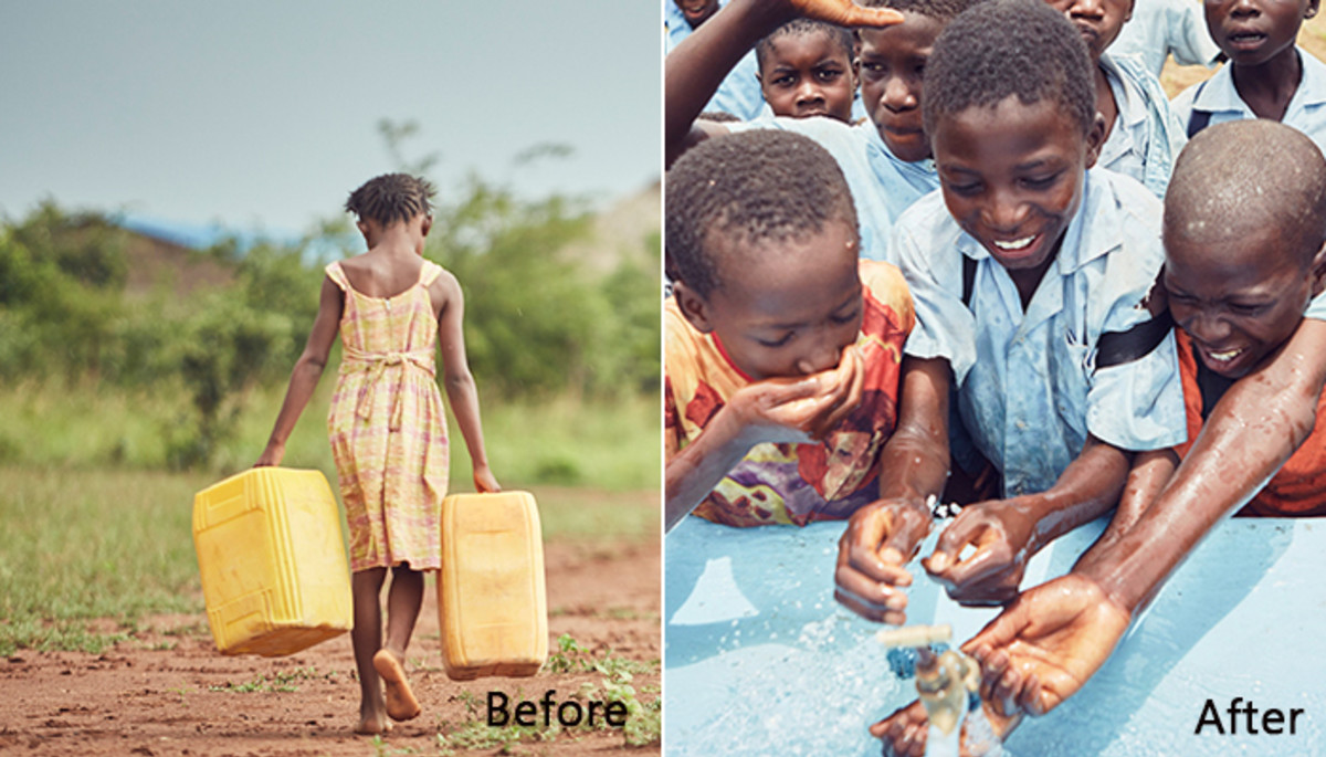 아프리카 초등학생이 우물 만들어준 후원자에게 보낸 감사편지