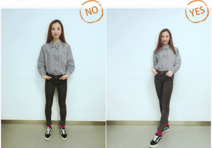 봄 나들이서 짧은 다리도 ‘황금비율’로 만들어 줄 ‘롱다리 포즈법’