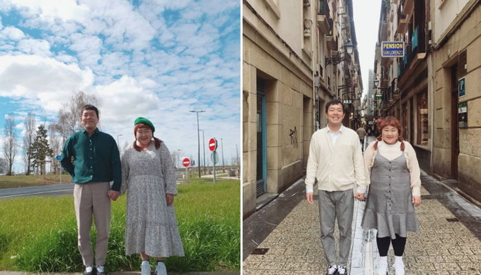 “사랑하면 닮아간다더니” 9년 연애 끝 결혼 앞둔 홍윤화♥김민기의 커플 시밀러룩