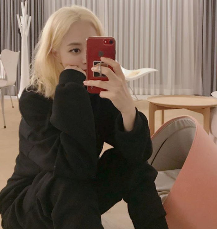 “슬퍼서 염색” 기분 전환하려고 ‘금발’로 염색한 한예슬