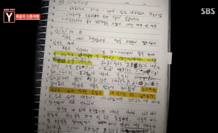 신혼 여행서 19살 아내 ‘니코틴 주사’ 투여해 죽인 남편이 쓴 소름 돋는 일기