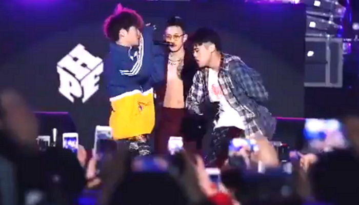 AOMG 사장 박재범 품에 쏙 안긴 ‘김하온X이병재’