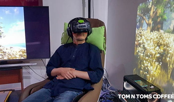 탐앤탐스, 미디어 아티스트 최석영과 함께 ‘VR 심리 치유’ 진행