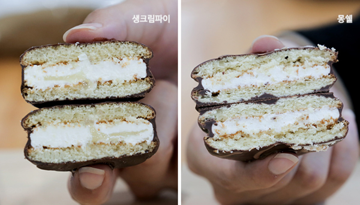 ‘생크림파이’vs‘몽쉘’vs‘오예스’vs‘크림블’ 크림파이 4종을 직접 비교해봤다