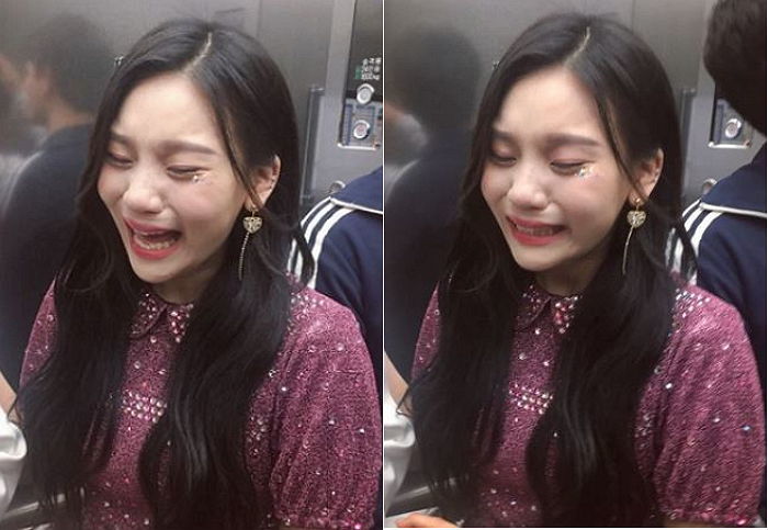 음악방송 1위 차지하고 폭풍 오열한 ‘여자친구’ 엄지