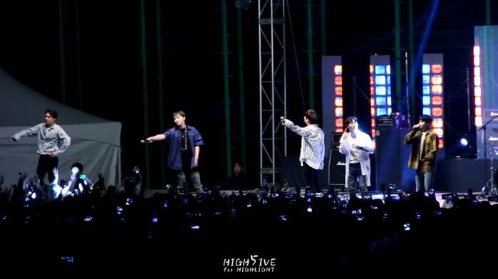 CD 삼킨 라이브로 동국대 학생들 열광케 한 하이라이트 ‘굿럭’ 영상