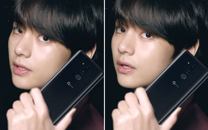 흑발 염색하고 중저음 ‘동굴 목소리’로 여심 심쿵하게 하는 ‘방탄’ 뷔 비주얼