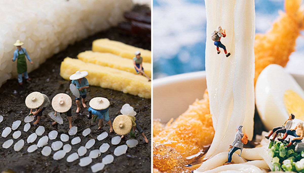 김밥집 금손 알바생이 ‘김밥’과 ‘우동’으로 만든 소인국 테마파크