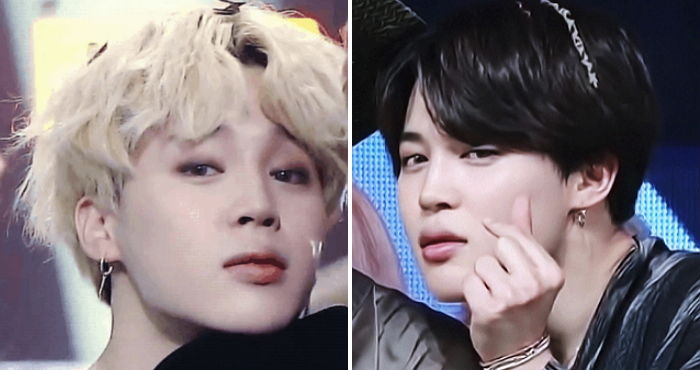 살며시 앞사람 뒤에 바짝 붙어 ‘어깨’에 턱 부비부비하는 지민의 습관