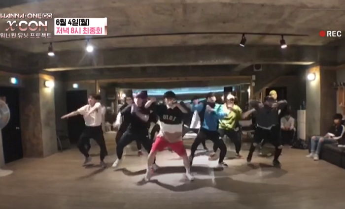 워너원 유닛 ‘트리플 포지션’의 ‘캥거루’ 안무 스포 영상