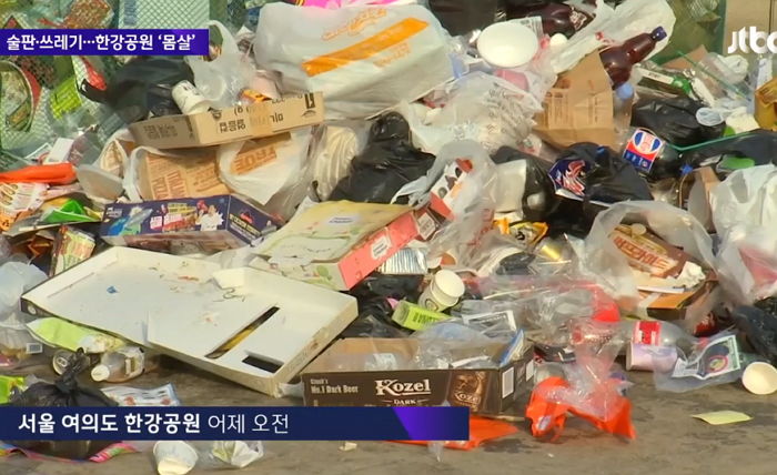 “밤새 술판에 쓰레기 투기”···주말마다 ‘폭격’ 맞은 한강 공원