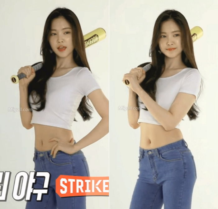 “흰 티+스키니진”…광고 찍으랬더니 레전드 화보 만든 ‘여신’ 손나은