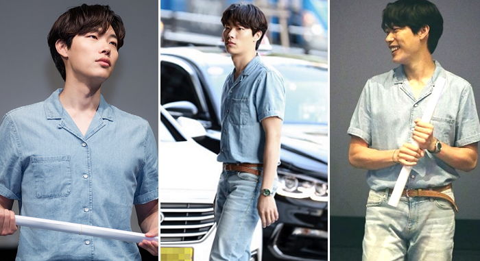 패션 테러로 꼽히는 ‘청청 패션’마저 완벽 소화한 류준열