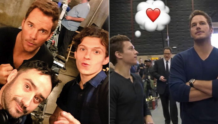 형 크리스 프랫 너무 좋아 ‘쥬라기 월드’ 촬영현장까지 따라간 동생 ‘톰 홀랜드’