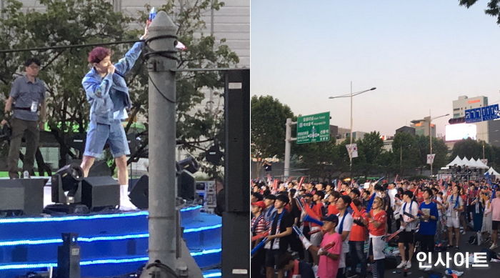 확 달라진 비주얼로 월드컵 거리응원 등장해 분위기 달군 쌈디