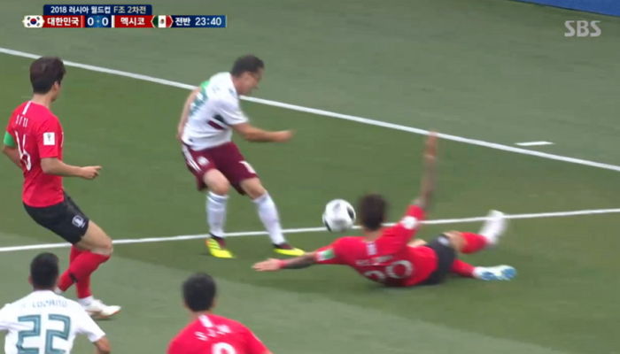 축구대표팀, 멕시코에 페널티킥으로 선제골 허용…0-1