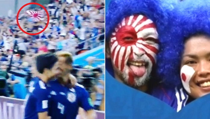 전범기 흔들어놓고 뻔뻔한 일본 “한국만 트집 잡는다”