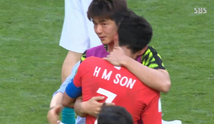 8년 만에 거둔 월드컵 승리에 눈물 쏟은 한국 축구 대표팀