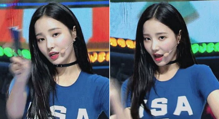 컴백무대서 섹시미 폭발한 ‘아이돌 원탑 비주얼’ 모모랜드 연우