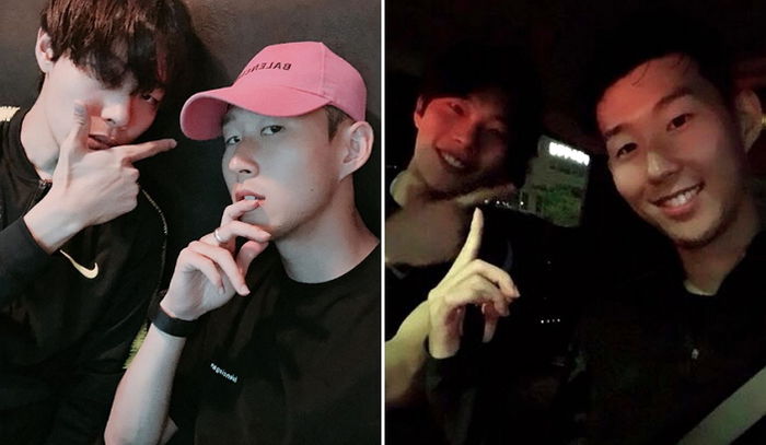 같은 날 인스타에 ‘우정샷’ 올리며 절친 케미 뽐낸 손흥민X류준열