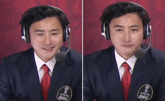 월드컵 중계하며 ‘볼살’ 쪽 빠져 ‘리즈 외모’ 나오고 있는 안정환