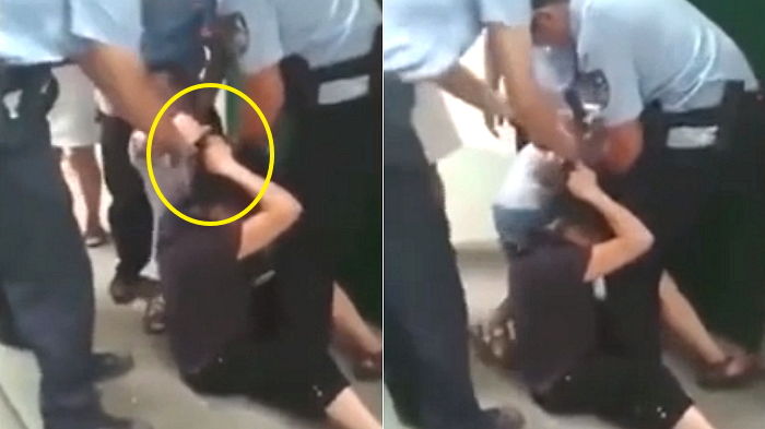 ‘장난감’ 안 사준다고 경찰 앞에서 할머니 머리카락 몽땅 잡아 뜯은 손자