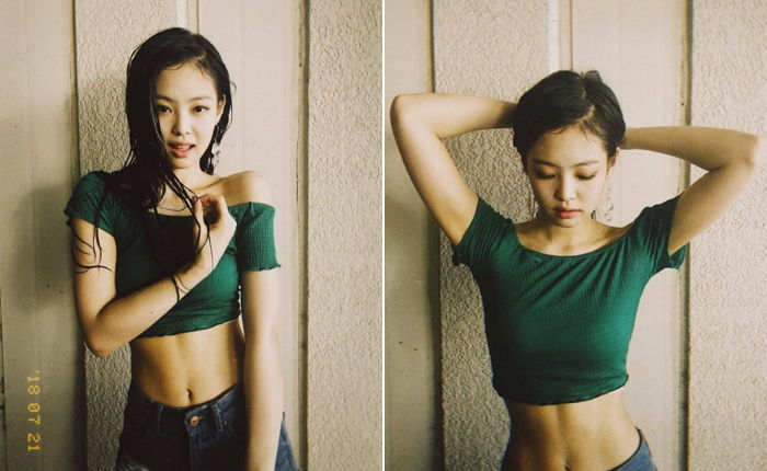 쏙 들어간 개미허리에 11자 복근으로 ‘워너비 몸매’ 등극한 블랙핑크 제니