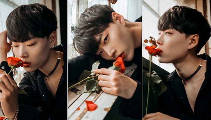 빨간 장미꽃에 입 맞추며 ‘뱀파이어급’ 퇴폐미 폭발 시킨 이요한