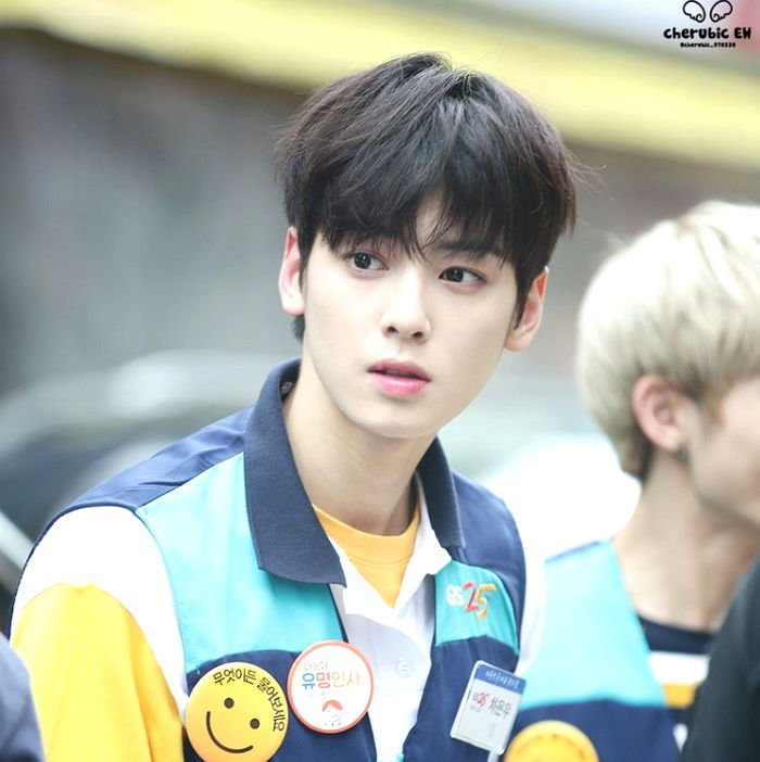 GS25 편의점 ‘일일 알바생’으로 변신해 고객 응대한 차은우