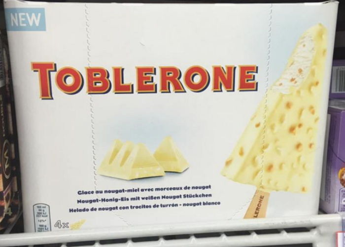 토블론이 몰래 출시한 ‘화이트 초코’ 아이스크림 먹어 본 누리꾼들 반응