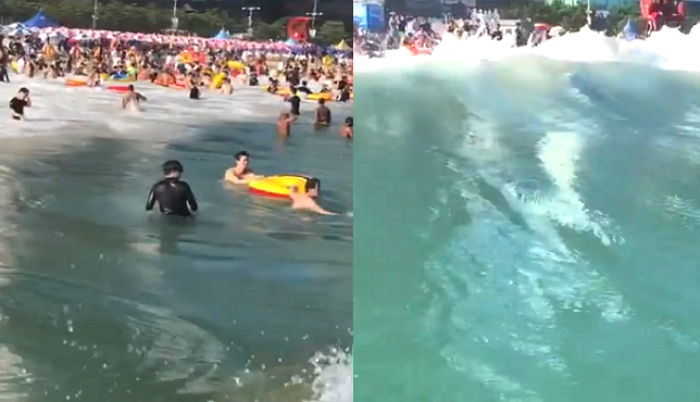 꿀렁꿀렁 거대파도에 ‘워터파크’ 보다 더 짜릿함 느낄 수 있는 ‘해운대’ 현장 영상