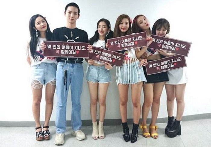 콘서트하는 레드벨벳 응원하러 직접 찾아 간 ‘의리甲’ SM 선배들