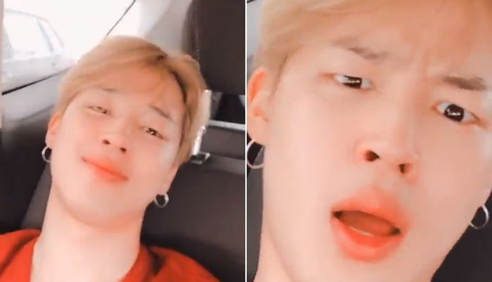 카메라만 들이대면 눈썹 꿈틀거리며 ‘엽기 표정’ 짓는 방탄 지민