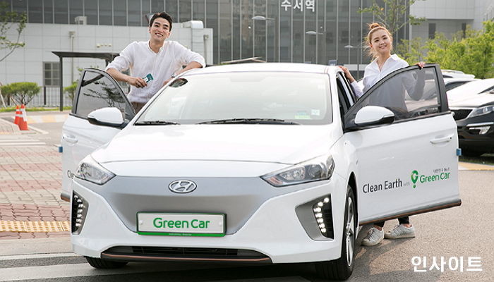 전기차·하이브리드 차량 총 100대 추가 도입해 친환경 카셰어링 서비스 확대하는 그린카